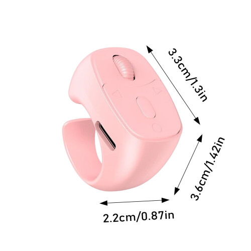 Wireless Headset with Fingertip Remote Control for Effortless Video Scrolling and Page Flipping 2