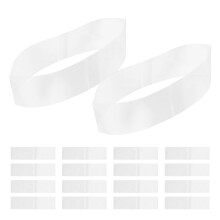 Clear PVC shrink bands for bottles and jars 400 pcs