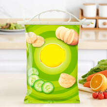 Clips para bolsas de patatas fritas con asa, selladores herméticos para alimentos – Paquete de 2025, clips multiusos de acero y PVC, compatibles