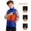 Light Royal Blue Kids' Down Vest 9-Zone Hooded Collared 2
