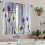 Purple Daisy Kitchen Curtains 27.5x39 in 2-Panel Rod Pocket 3