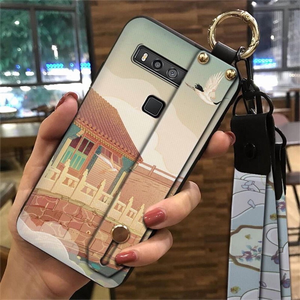 Tcl 10 5G Uw Phone Case With Kickstand And Wristband 9170372701698