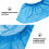Shoe Covers Waterproof Non-Woven 100pcs Blue 3