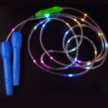 2 Pcs LED Light-up Jump Rope Kids Skipping Toys Fitness Child