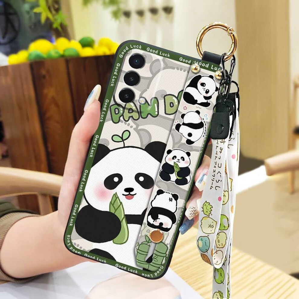 Panda Cartoon Phone Case For Oneplus Nord N200 5G Â Dirt-Resistant, Kickstand, Wrist Strap, Anti-Dust, Soft Protective Case 9065194407753