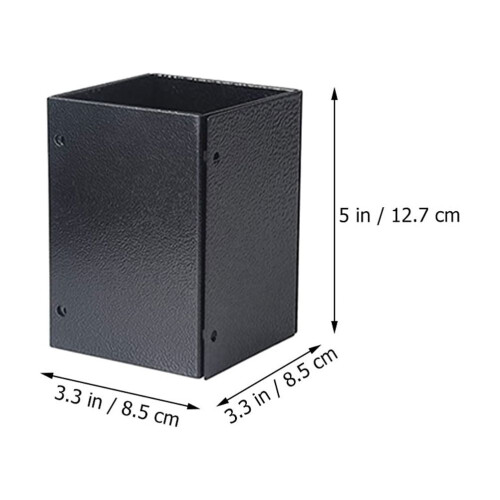 ROSENICE Mailbox Post Sleeve L-Shaped Metal 1 Set 1