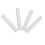 Measuring Tools Dual Side Measuring Ruler Plastic 4Pcs White 1