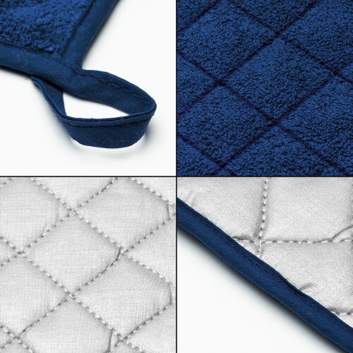 Heatproof Cotton Pot Holders for BBQ Cooking, 6 Pack 1