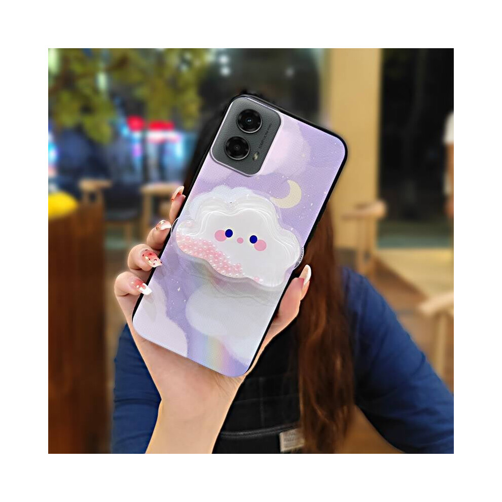 Moto G 5G 2024 Cartoon Tpu Case Â Glitter, Waterproof, Dirt-Resistant, Quicksand Stand, Soft Silicone Skin Feel 9027700603691