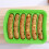 Silikone pølseform Grøn Non-stick 6 hulrum 5