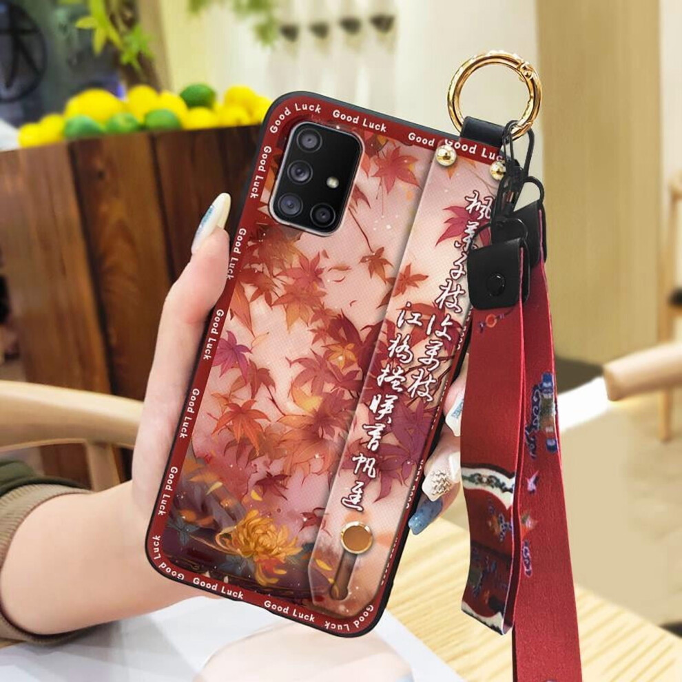 Shockproof Phone Case Compatible With Samsung Galaxy A71 5G/A Quantum Â Dirt-Resistant, Waterproof, Kickstand, Wristband & Ring 9027700602267