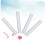 Measuring Tools Dual Side Measuring Ruler Plastic 4Pcs White 5