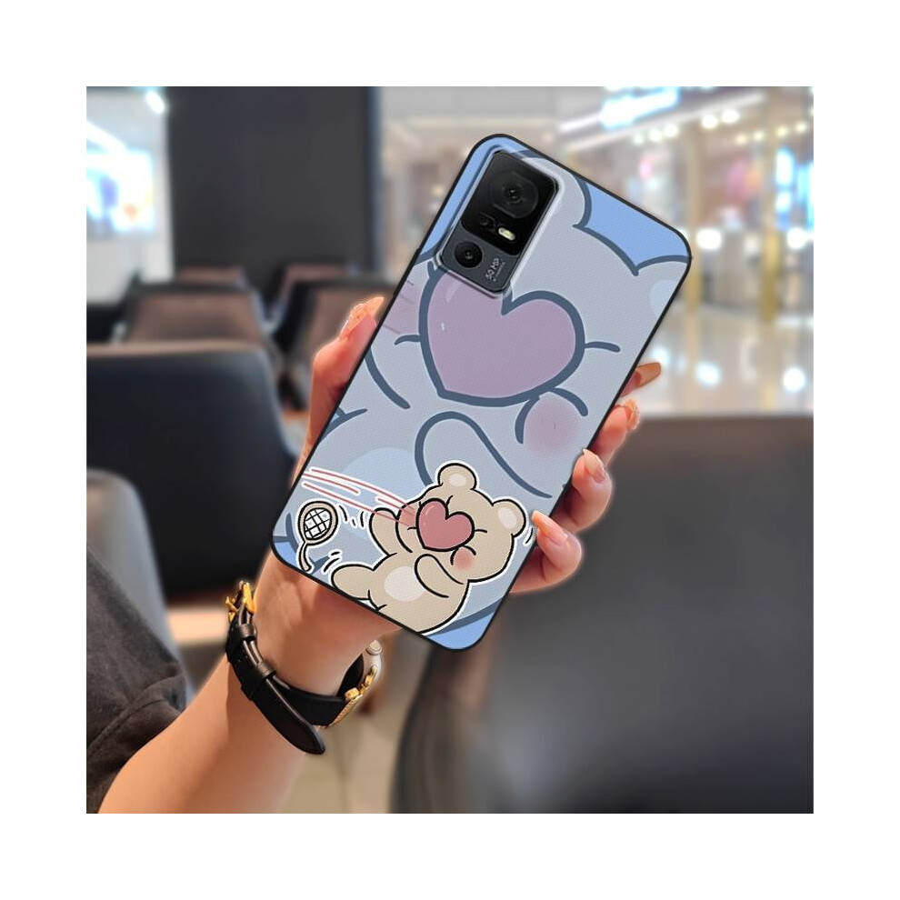 Phone Case Compatible With Tcl 40XL/40T/T608d/Lively Jitterbug Smart4 Â Anti-Dust, Waterproof, Anti-Knock Silicone Tpu Case 9027700602717