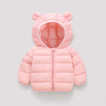 Kurtka puchowa z kapturem Bear Ears dla dzieci w wieku 1-7 lat