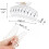 Clear Claw Clips Polycarbonate Large Jaw 12pcs 3