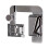 1Pack Sewing Rolled Presser Foot Silver Metal for Low Sewing Machine 8