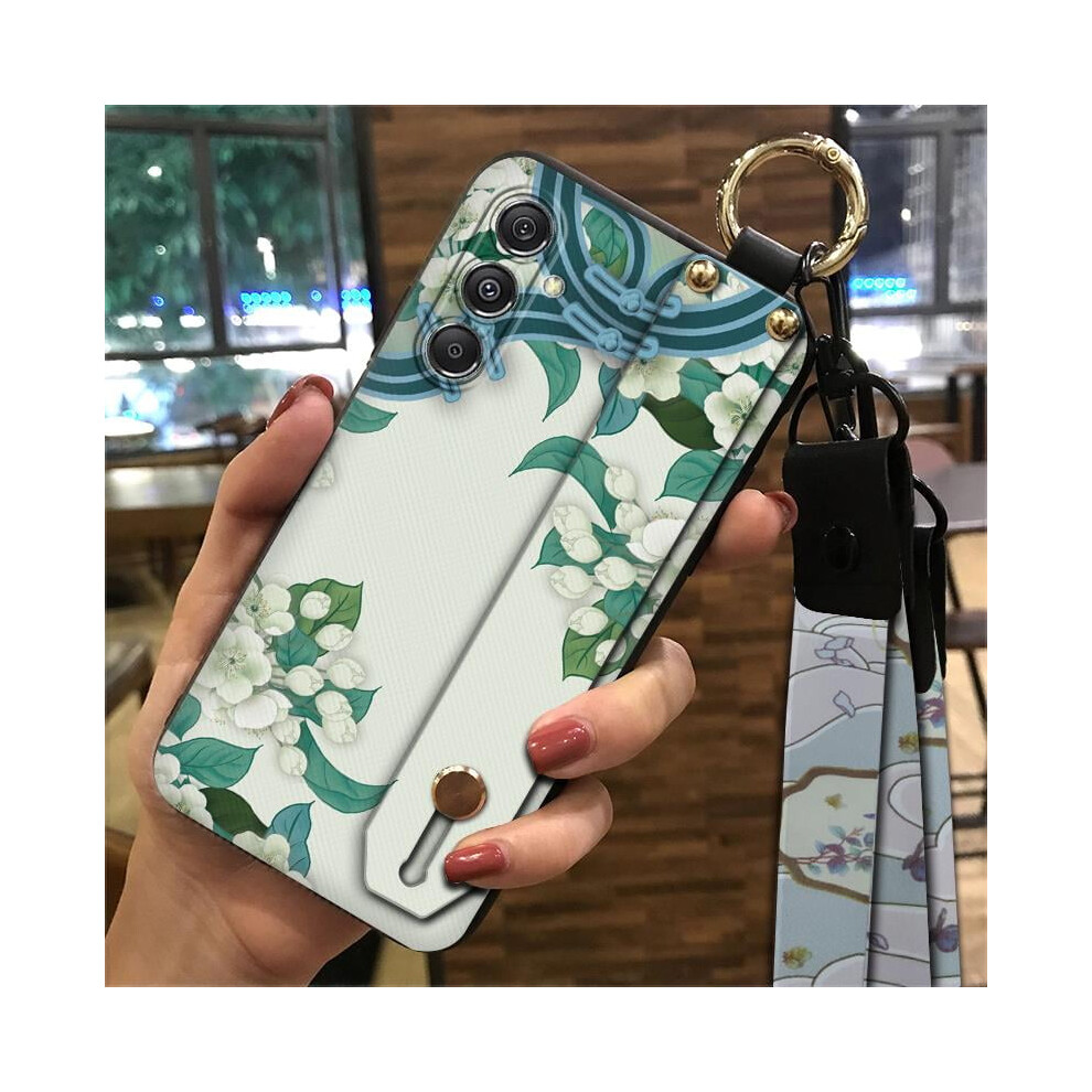 Phone Case Compatible With Samsung Galaxy A35 5G Global Â Chinese Style Lanyard, Wrist Strap, Shockproof, Dustproof, Anti-Knock Silicone Cover 9027700604964