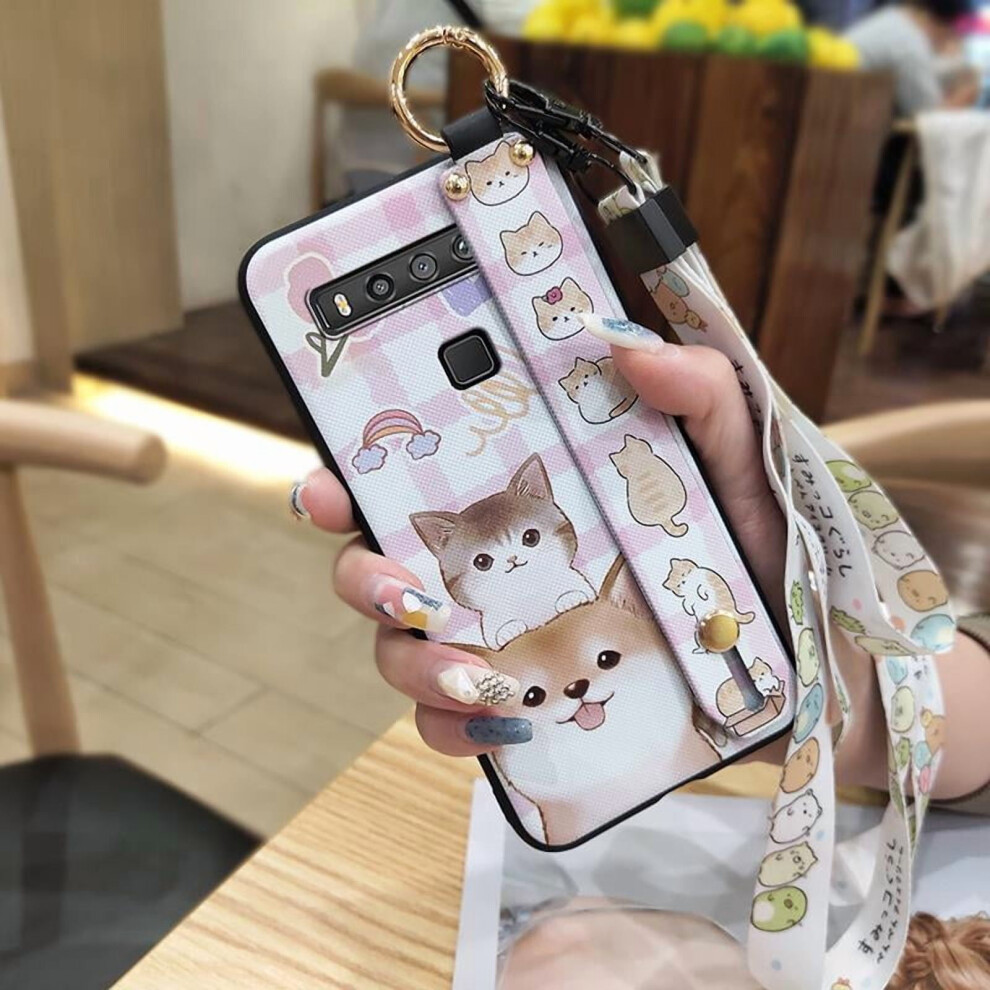Tcl 10 5G Uw Phone Case With Kickstand And Wristband 9165521224944