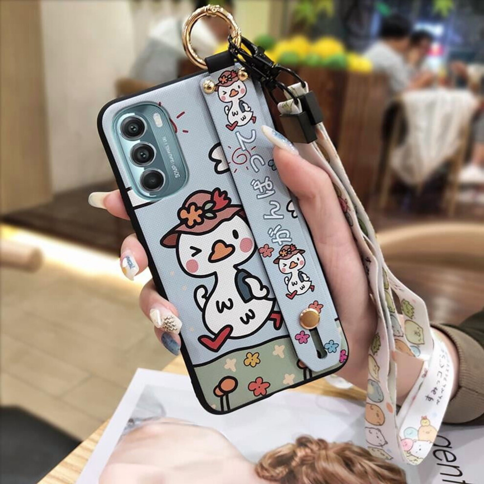 Cute Waterproof Silicone Phone Case For Moto G Stylus 5G 2022 Â Dust-Resistant, Kickstand, Wrist Strap & Cartoon Design 9027700605473