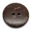 Brown Coconut Shell Buttons 18mm 2-Hole 50 pcs 8