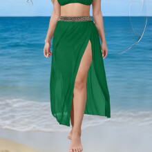 Women's Boho Lace Mesh Beach Cover-up Skirt