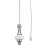 Pull Chain Extender for Fan or Desk Lamp Beaded 1