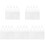 50Stk PVC 3D Stift Vorlage Matte Transparent Weiß Kinder 4
