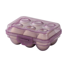 Portable Stackable Egg Storage Box for Fridge, Food-Grade Plastic, Clear Design with Non-Slip Handle – Compatible with Home, Camping & Picnic
