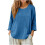 Women's Summer Cardigan Long Sleeve Round Neck Solid Color 6