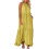 Boho maxi-jurk voor dames, geel, maat L 1