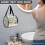 Porte-papier toilette colibri et fleur, sangle ajustable 4