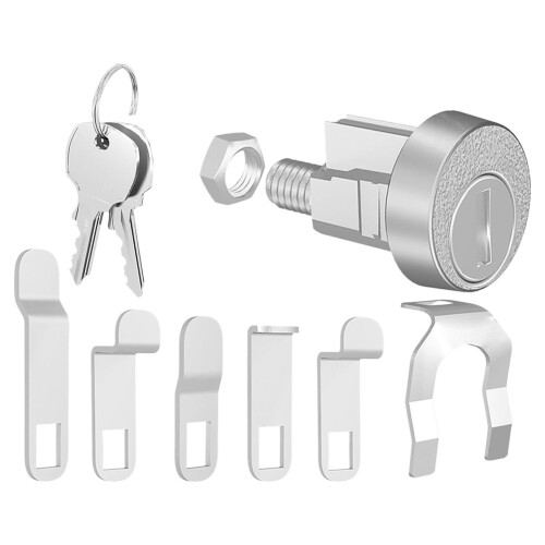 Mailbox Lock Replacement Kit for L-1172C Wardrobe Lock with 2 Keys Mailbox Lock 2
