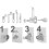 Mailbox Lock Replacement Kit for L-1172C Mailbox Key Lock with Key Wardrobe Lock 5