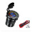 12V Dual USB Car Charger with LED Voltmeter 4.8A 5