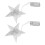 Christmas Tree Topper Lights Plastic Warm White 2 Pcs 4