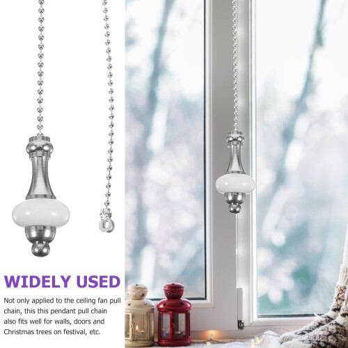Light Pull Chain Fan Pull Chain Beaded Fan Chain Extender Desk Lamp Pull Chain 2