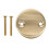 Tub Overflow Drain Cover Replacement Bath Renovators Golden 1Pcs 1
