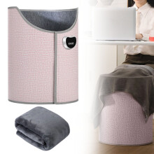 Portable Heated Foot Warmer Desk Foot Pad With Foldable Design Soft Blanket Energy-Saving Quick Heating For Office Dorm Or Home