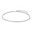 Sterling Silver Ankle Bracelet Oval Bead Chain 1 Piece 1