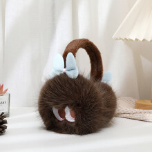 Winter Warm Ear Muffs Foldable Cute Plush Thickened Ear Covers