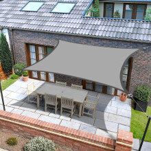Triangular Sun Shade Cloth, Waterproof UV Protection for Outdoor Patio/Garden/Pool, Easy Install, Stylish Durable Tarp – Compatible with Standard