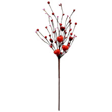 Berry Stems and Heart Flower Picks for Valentine Trees