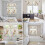 Easter Rabbit Kitchen Curtains and Valances Set Beige 7