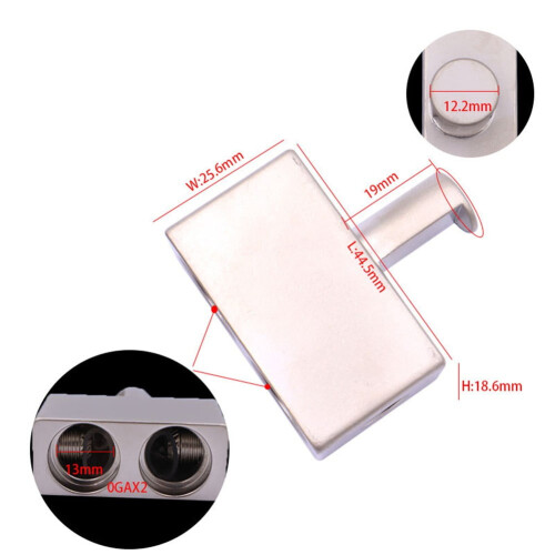 Reductor de offset putere/masă audio auto 2 buc 1/0 Gauge la 1