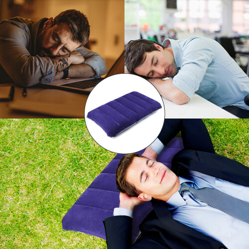 Inflatable Pillow Squared 46x30x9 cm, 80g PVC