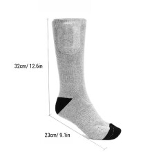 RC beheizte Socken 4000mAh 32x23cm Schwarz mit Fernbedienung