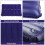 Inflatable Pillow Squared 46x30x9 cm, 80g PVC 2