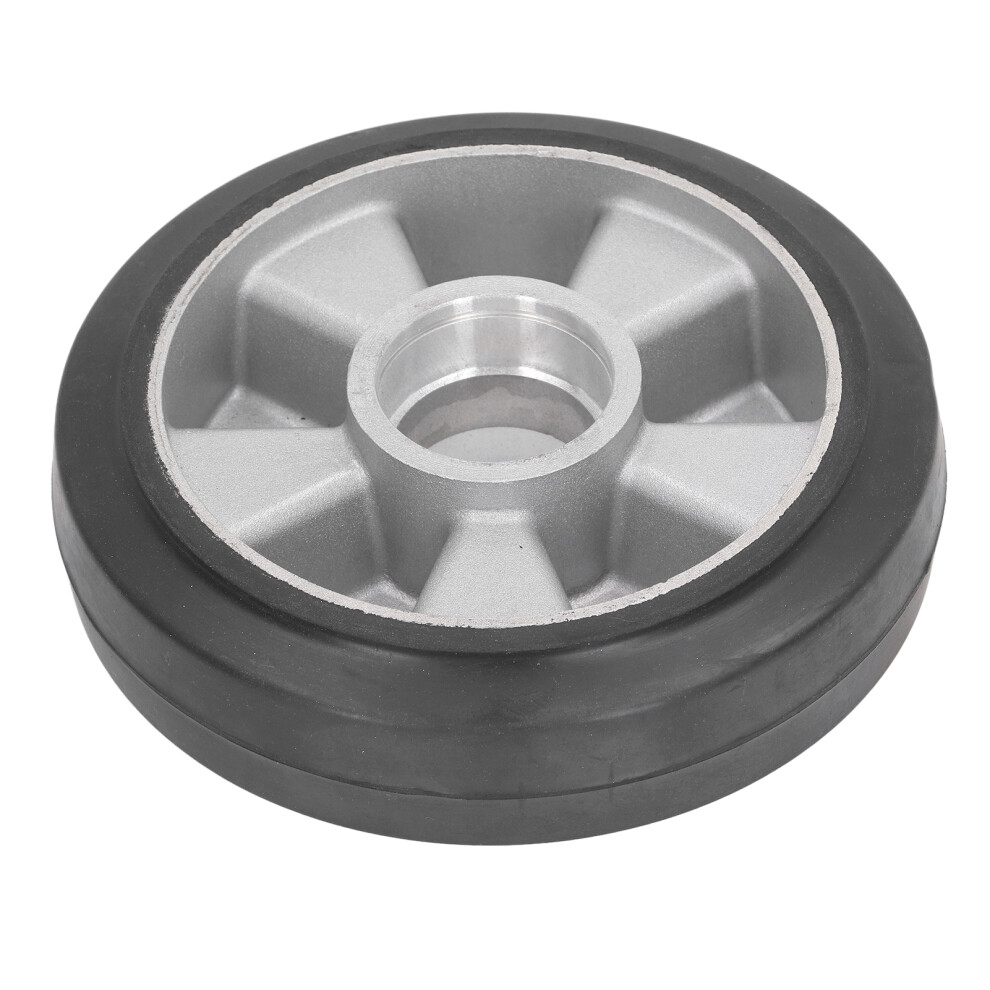 Durable Rubber Load Wheel 180X50mm 6204 Black