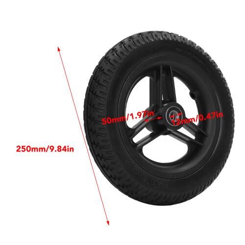 10x2 Inch Polyurethane Wheel for Wheelchair & Rollator Replacement 1