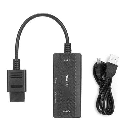 Convertitore HighDefinition da N64 a HDMI Nero ABS 5W 1